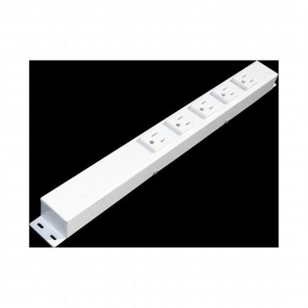 Betterbattery e-dustry  5 Outlet Hardwired Power Strip; 16 in. - White BE2557
